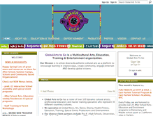 Tablet Screenshot of globalartstogo.com